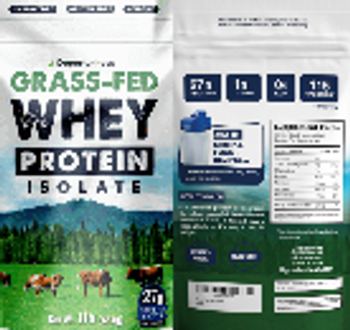 Opportuniteas Grass-Fed Whey Protein Isolate Unflavored - supplement