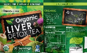 Opportuniteas Organic Liver Detox Tea - supplement