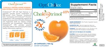 OptiChoice Cholesstrinol HPe 150 mg - supplement