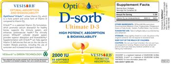 OptiChoice D-sorb 2000 IU - supplement