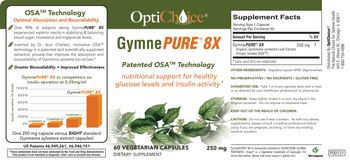 OptiChoice GymnePure 8X 250 mg - supplement