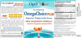 OptiChoice Ultimate OmegaChoicePlus - supplement