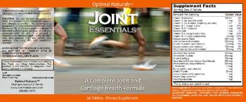 Optimal Naturals Joint Essentials - supplement
