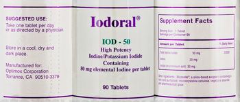 Optimox Corporation Iodoral IOD-50 - 