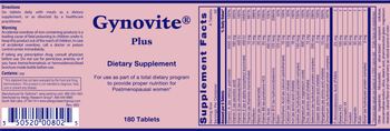 Optimox Gynovite Plus - supplement