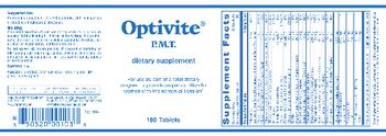 Optimox Optivite P.M.T. - supplement