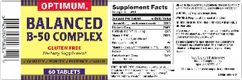 Optimum Balanced B-50 Complex - supplement