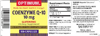 Optimum Coenzyme Q-10 10 mg - supplement