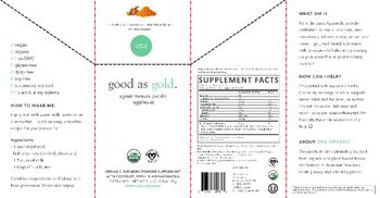 Ora Good as Gold. - organic turmeric powder supplement