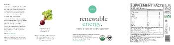 Ora Renewable Energy. Organic Beet & Pomegranate - organic vegan preworkout supplement