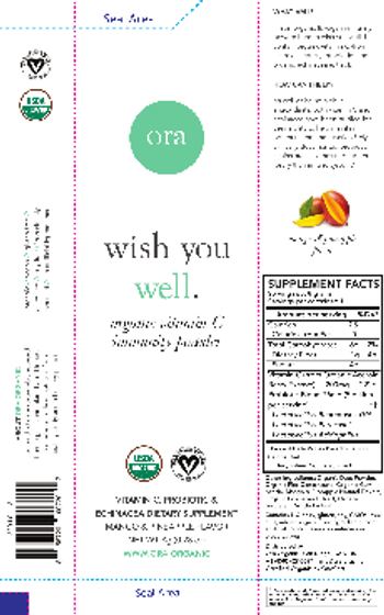 Ora Wish You Well. Mango & Pineapple Flavor - vitamin c probiotic echinacesupplement