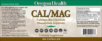 Oregon Health Cal/Mag - supplement