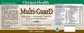 Oregon Health Multi-Guard - supplement