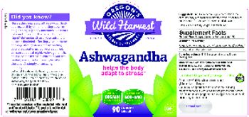 Oregon's Wild Harvest Ashwagandha - herbal supplement