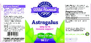 Oregon's Wild Harvest Astragalus - herbal supplement