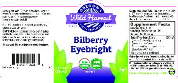 Oregon's Wild Harvest Bilberry Eyebright - herbal supplement