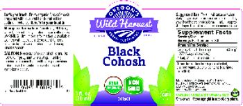 Oregon's Wild Harvest Black Cohosh - herbal supplement