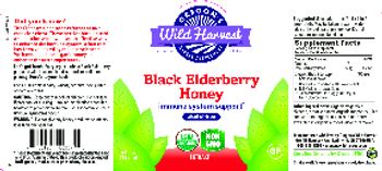 Oregon's Wild Harvest Black Elderberry Honey - herbal supplement