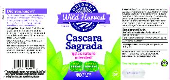 Oregon's Wild Harvest Cascara Sagrada - herbal supplement