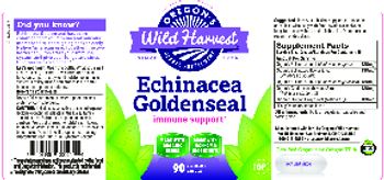 Oregon's Wild Harvest Echinacea Goldenseal - herbal supplement