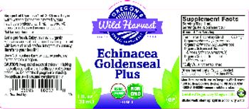 Oregon's Wild Harvest Echinacea Goldenseal Plus - herbal supplement