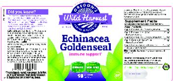 Oregon's Wild Harvest Echinacea Goldenseal - herbal supplement