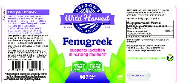 Oregon's Wild Harvest Fenugreek - herbal supplement