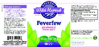 Oregon's Wild Harvest Feverfew - herbal supplement