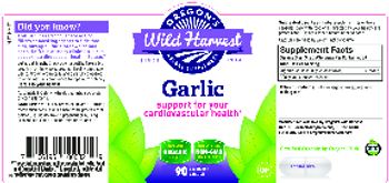 Oregon's Wild Harvest Garlic - herbal supplement