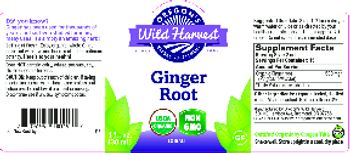 Oregon's Wild Harvest Ginger Root - herbal supplement