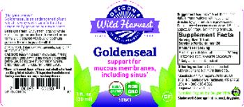 Oregon's Wild Harvest Goldenseal - herbal supplement