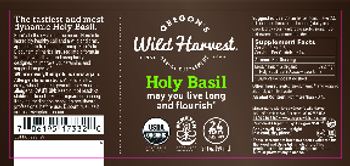 Oregon's Wild Harvest Holy Basil - herbal supplement