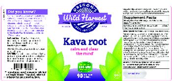 Oregon's Wild Harvest Kava Root - herbal supplement