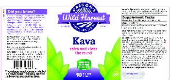 Oregon's Wild Harvest Kava - herbal supplement