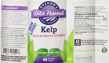 Oregon's Wild Harvest Kelp - herbal supplement
