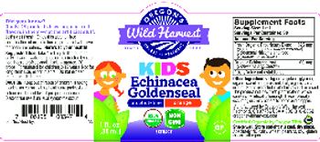 Oregon's Wild Harvest Kids Echinacea Goldenseal Orange - herbal supplement