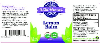 Oregon's Wild Harvest Lemon Balm - herbal supplement