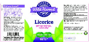 Oregon's Wild Harvest Licorice - herbal supplement
