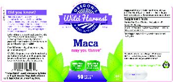 Oregon's Wild Harvest Maca - herbal supplement