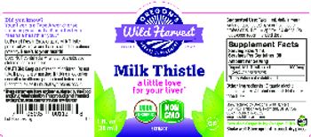 Oregon's Wild Harvest Milk Thistle - herbal supplement