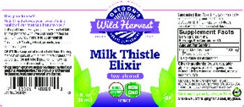 Oregon's Wild Harvest Milk Thistle Elixir - herbal supplement