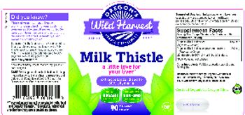 Oregon's Wild Harvest Milk Thistle - herbal supplement