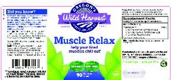 Oregon's Wild Harvest Muscle Relax - herbal supplement