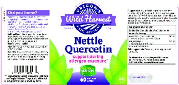 Oregon's Wild Harvest Nettle Quercetin - herbal supplement