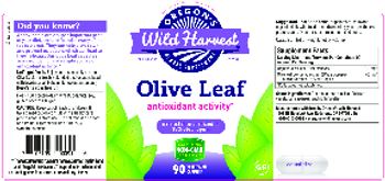 Oregon's Wild Harvest Olive Leaf - herbal supplement