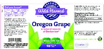 Oregon's Wild Harvest Oregon Grape - herbal supplement