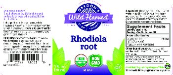 Oregon's Wild Harvest Rhodiola Root - herbal supplement