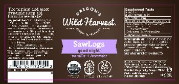 Oregon's Wild Harvest SawLogs Vanilla + Lavender - herbal supplement