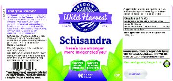 Oregon's Wild Harvest Schisandra - herbal supplement