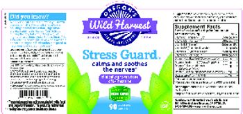 Oregon's Wild Harvest Stress Guard - herbal supplement